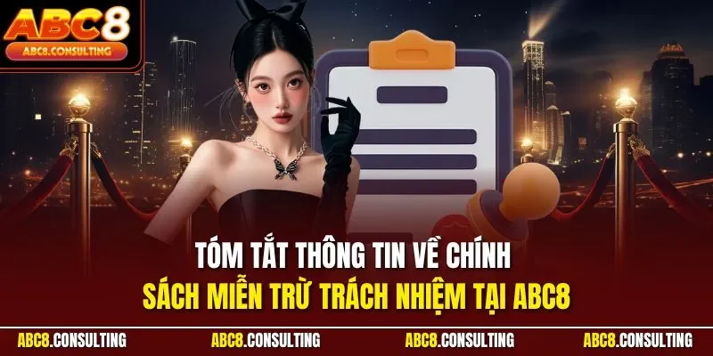 Tóm tắt thông tin về chính sách miễn trừ trách nhiệm tại ABC8